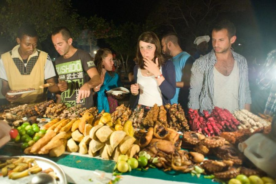 Zanzibar Stone town Street food market walking tour
